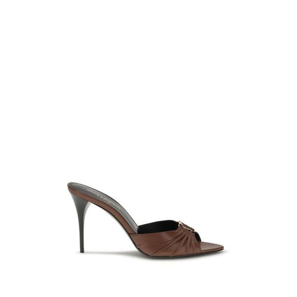 Saint Laurent Women Brown Sandals - Picture 1 of 4
